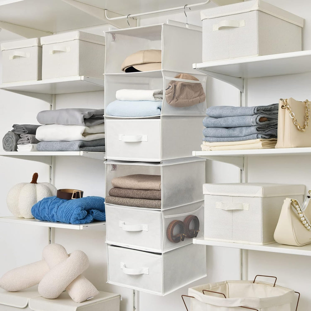 GRANNY SAYS Hanging Closet Organizer, 5 Drawers, 6 Shelves, 4 Pockets