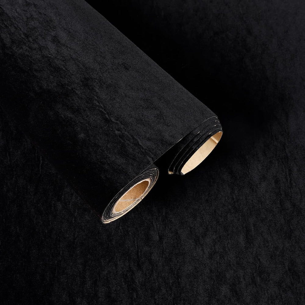 Self Adhesive Black Velvet Flocking Liner for Jewelry Box Cabinets Shelf 15.7...