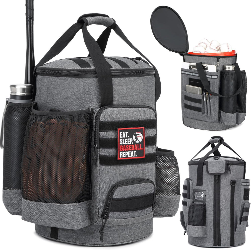 Baseball Bucket Bag, Softball Coaches Bags Fit 6 Gallon Buket