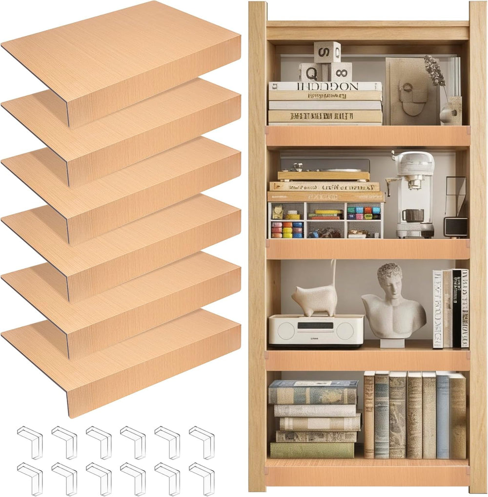 Wire Rack Covers for Shelves, 6 Pack 36 x 12in Wires Shelf Ccover for Pantry ...