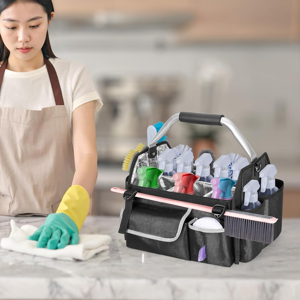 HODRANT Wearable Cleaning Caddy Organizer with Divider & Support Pad