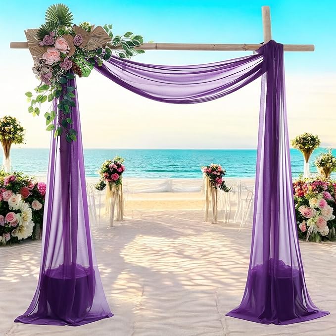 MDS Halloween Chiffon Draping Fabric - 1 Panel, 30" Wide x 40ft Long - S...