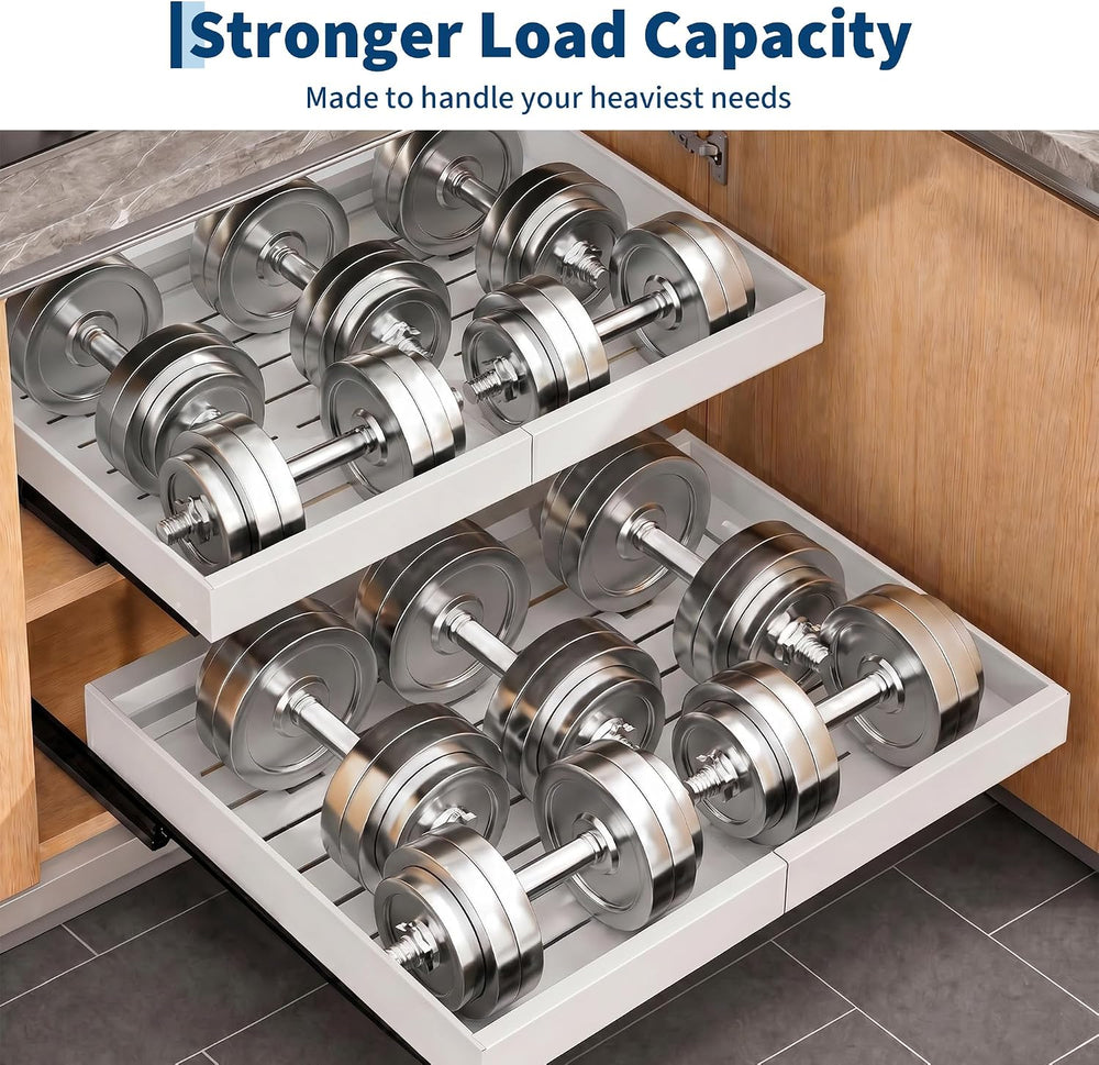 Garvee 2 Pack Pull Out Cabinet Organizers, Expandable 12.2"-18.9" W...