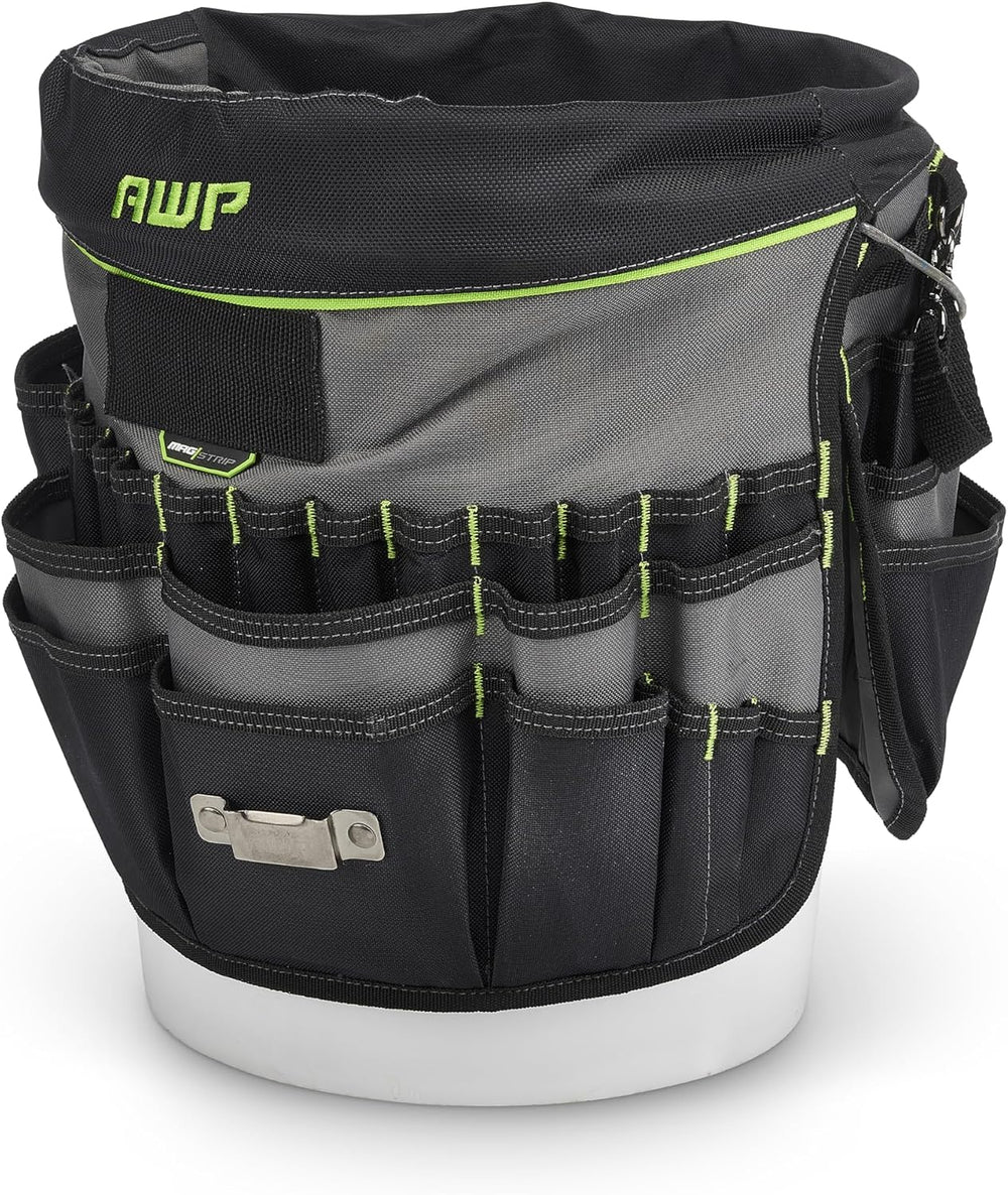 AWP Bucket Tool Organizer 51-pocket, Utility Tool Bag, 1 Pack