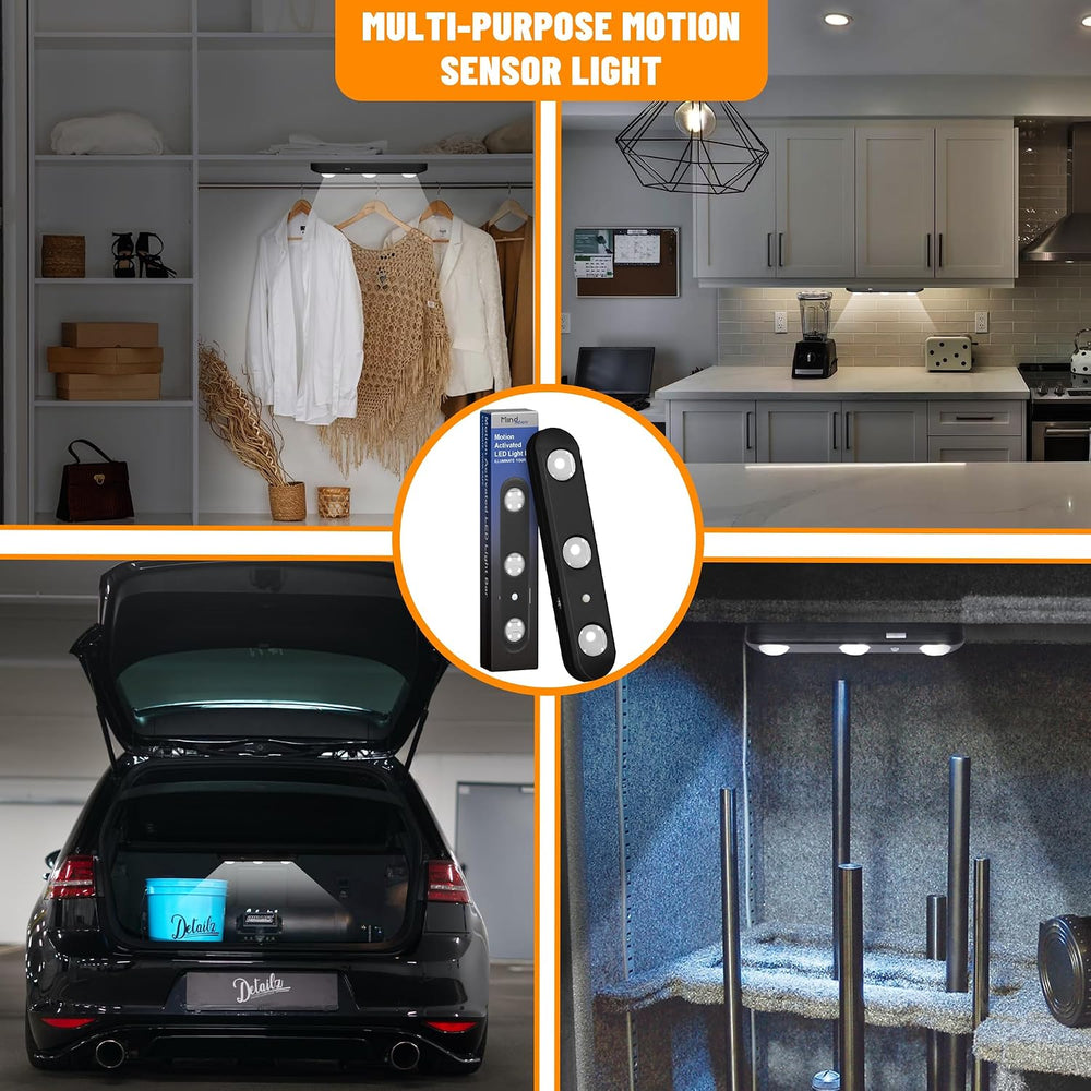 MIND&ACTION Gun Safe Lights,Motion Activated LED Light for Gun Safe Gun C...
