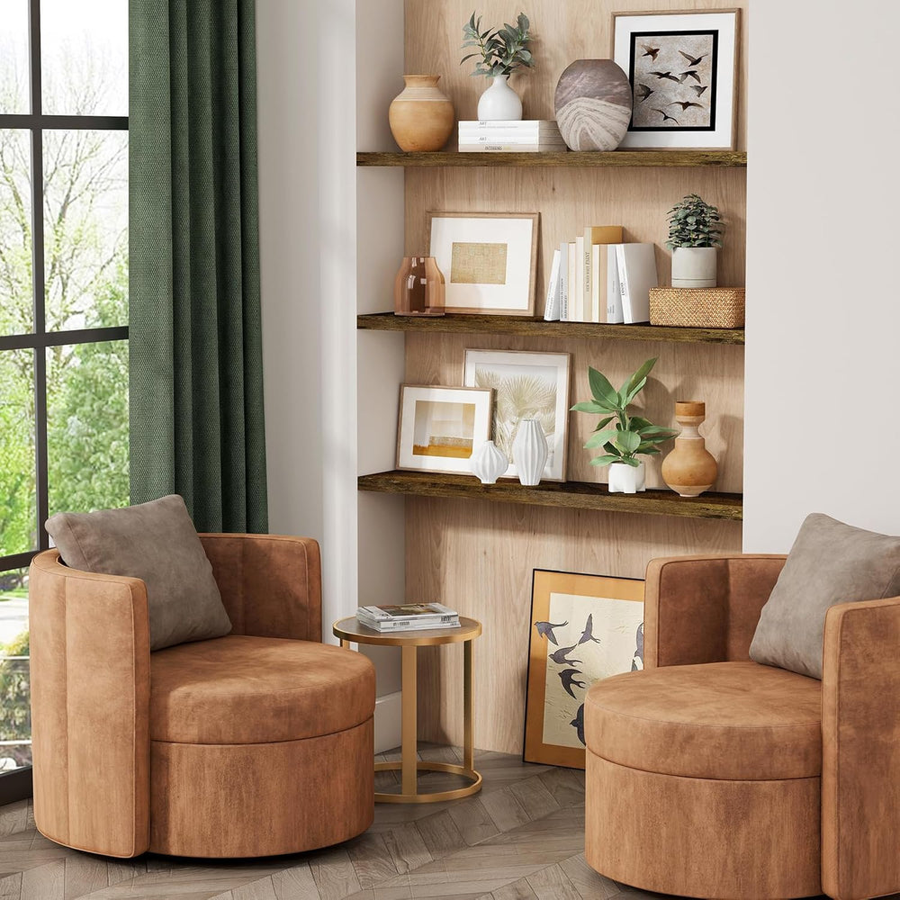 Forbena 36 Inch Floating Shelves for Wall Long Set of 3, Large Deep Wall Shel...