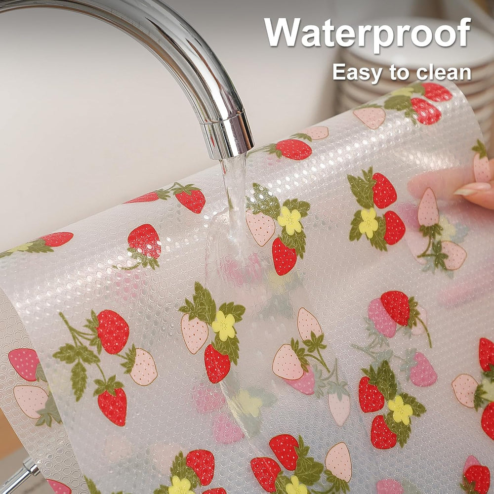 Cooyes Shelf Liner for Kitchen Cabinets Waterproof, 17.5"x240" Stra...