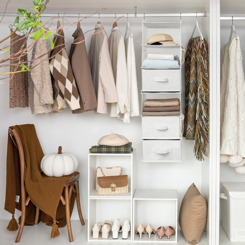 GRANNY SAYS Hanging Closet Organizer, 5 Drawers, 6 Shelves, 4 Pockets