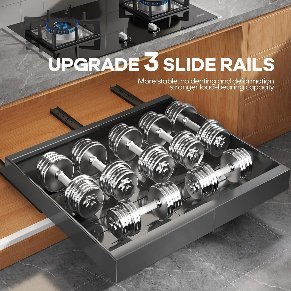 Seinloes 2 Pack Expandable (15.1"-26.3") Pull Out Cabinet Organizer...