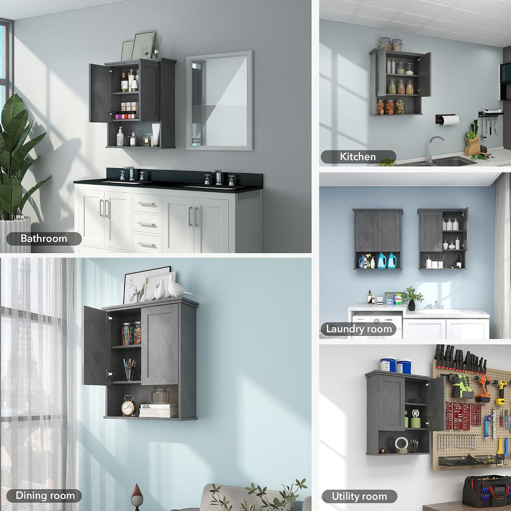 Bathroom Wall Cabinet Over Toilet Storage Cabinets 25x30 inchs