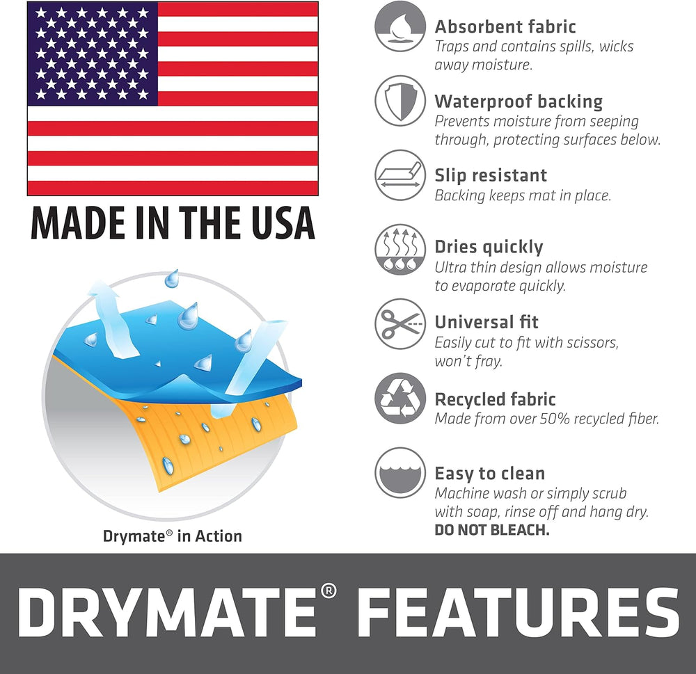Drymate Premium XL Under Sink Mat, Waterproof Cabinet Protection Mats for Kit...