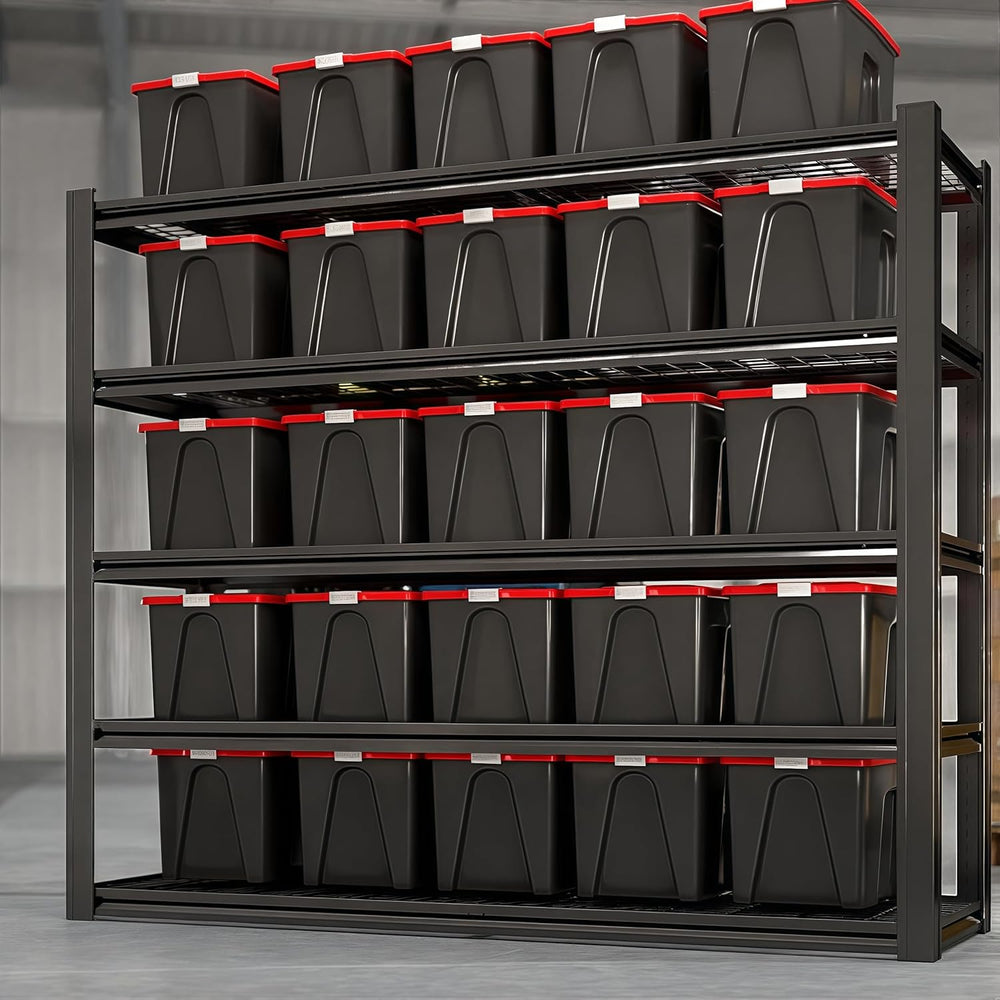5-Tier Heavy Duty Garage Shelving, 5,000 lbs Capacity Adjustable Metal Storag...
