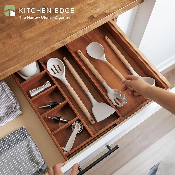 KitchenEdge Adjustable Kitchen Drawer Organizer