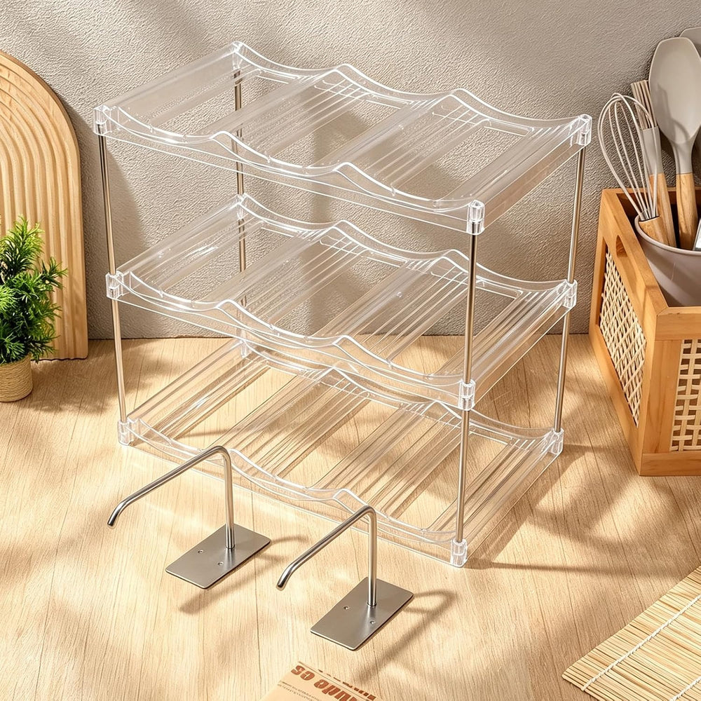 DOITOOL 3-tier Tumbler Organizer Set Water Bottle Organizer