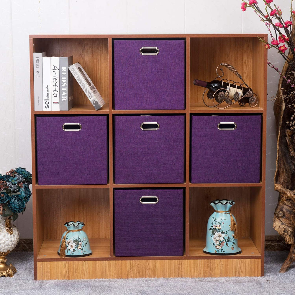 Posprica Storage Basket Bins,13×13×13 Foldable Storage Cube Boxes Fabric Draw...