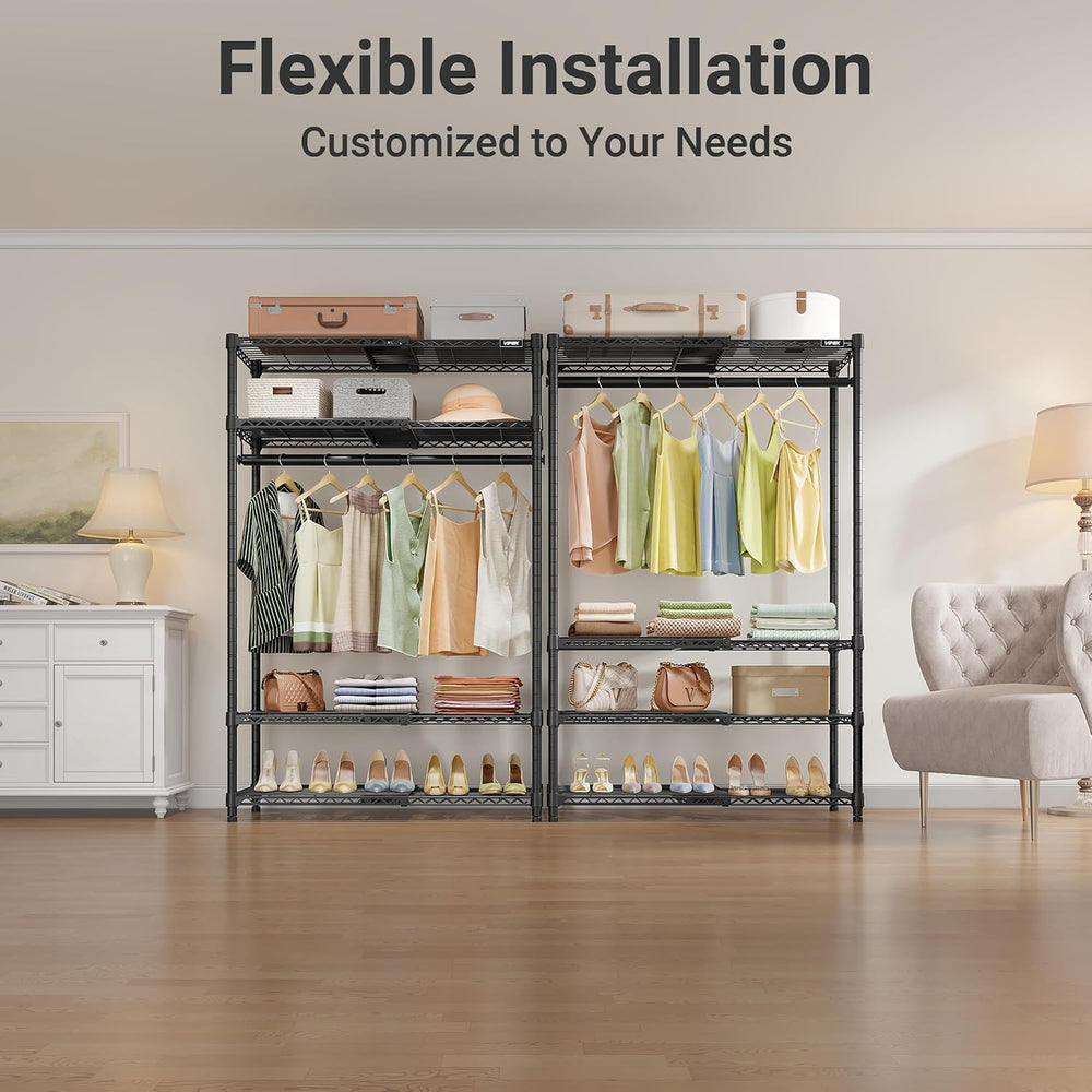 VIPEK X10 Heavy Duty Clothes Rack, Expandable Metal Clothing Racks for Hangin...