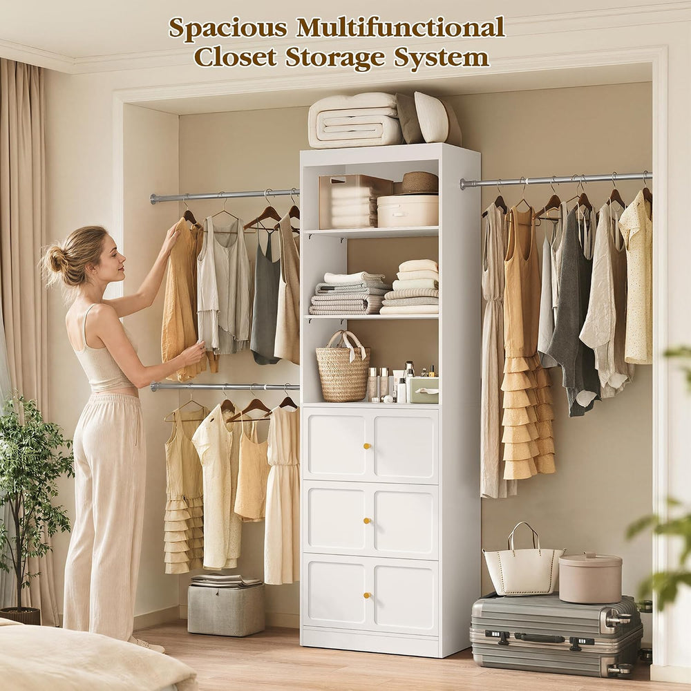 HLR 4 - 10 FT Mid-Century Modern Closet Organizer System
