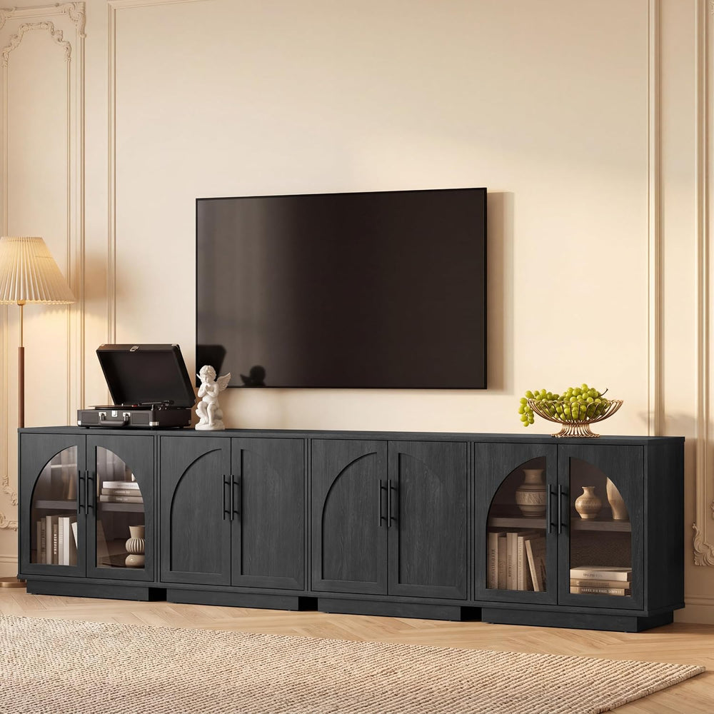 Fatmok Modular Entertainment Center & Buffet Cabinet, Extra Long Sideboar...