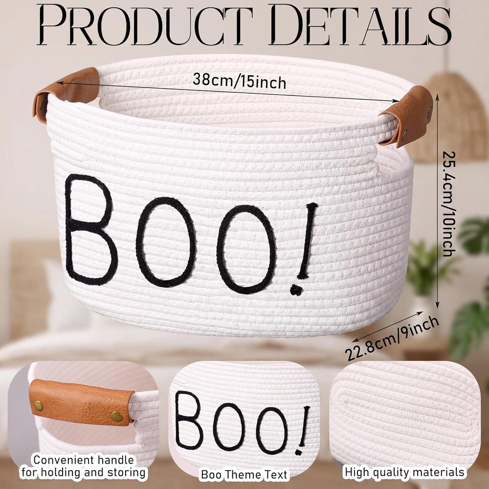 Halloween Boo Gifts Basket Storage