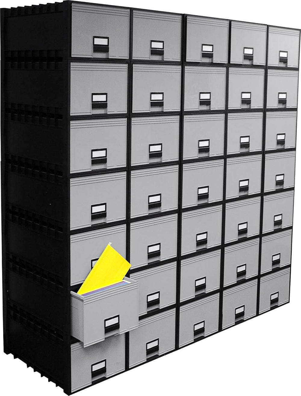 Storex, STX61106U01C, Archive Files Storage Box, 1 / Each, Black,Gray