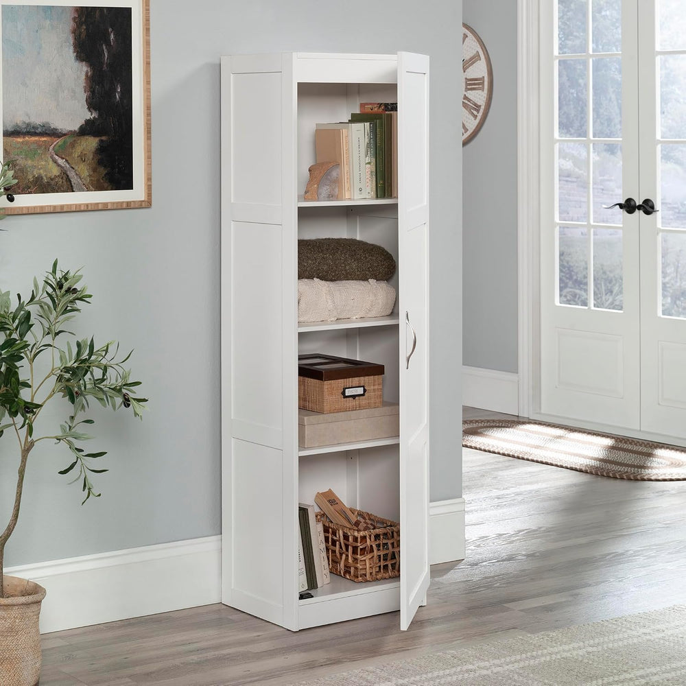 Sauder Miscellaneous Tall Storage Cabinet, Kitchen Pantry, Single Door with A...