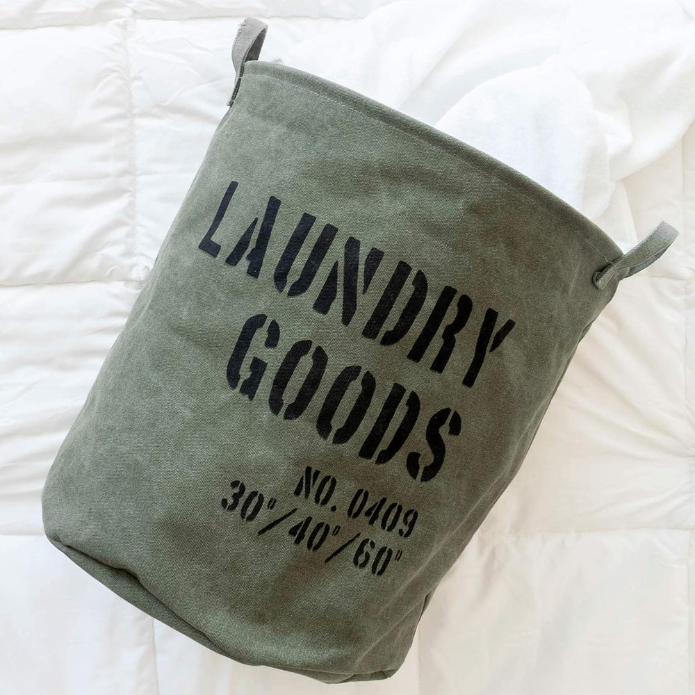 Danya B. LY952 Decorative Collapsible Portable Fabric Laundry Basket - Foldab...