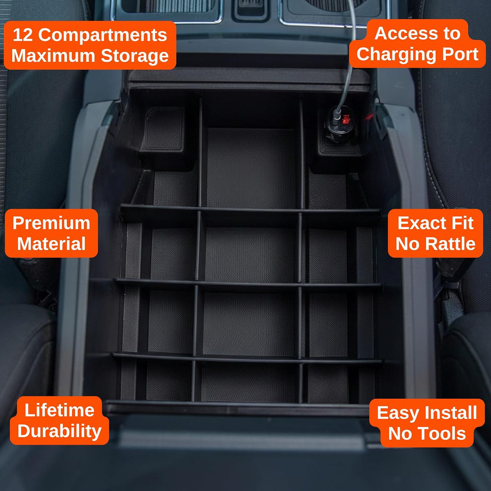 Vehicle OCD - Center Console Organizer for Ford F250/350/450 SuperDuty (2017-...