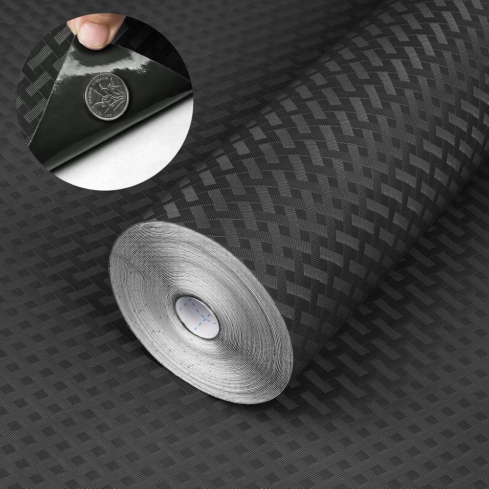 Self Adhesive Shelf Liner, 17.5"W x 393.7"L Contact Paper for Cabin...