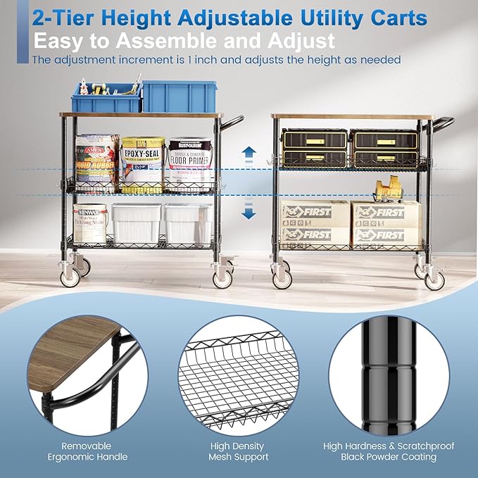 Leteuke Rolling Kitchen Carts