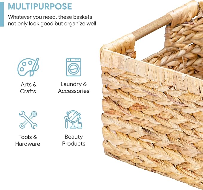 Large Wicker Basket Rectangular