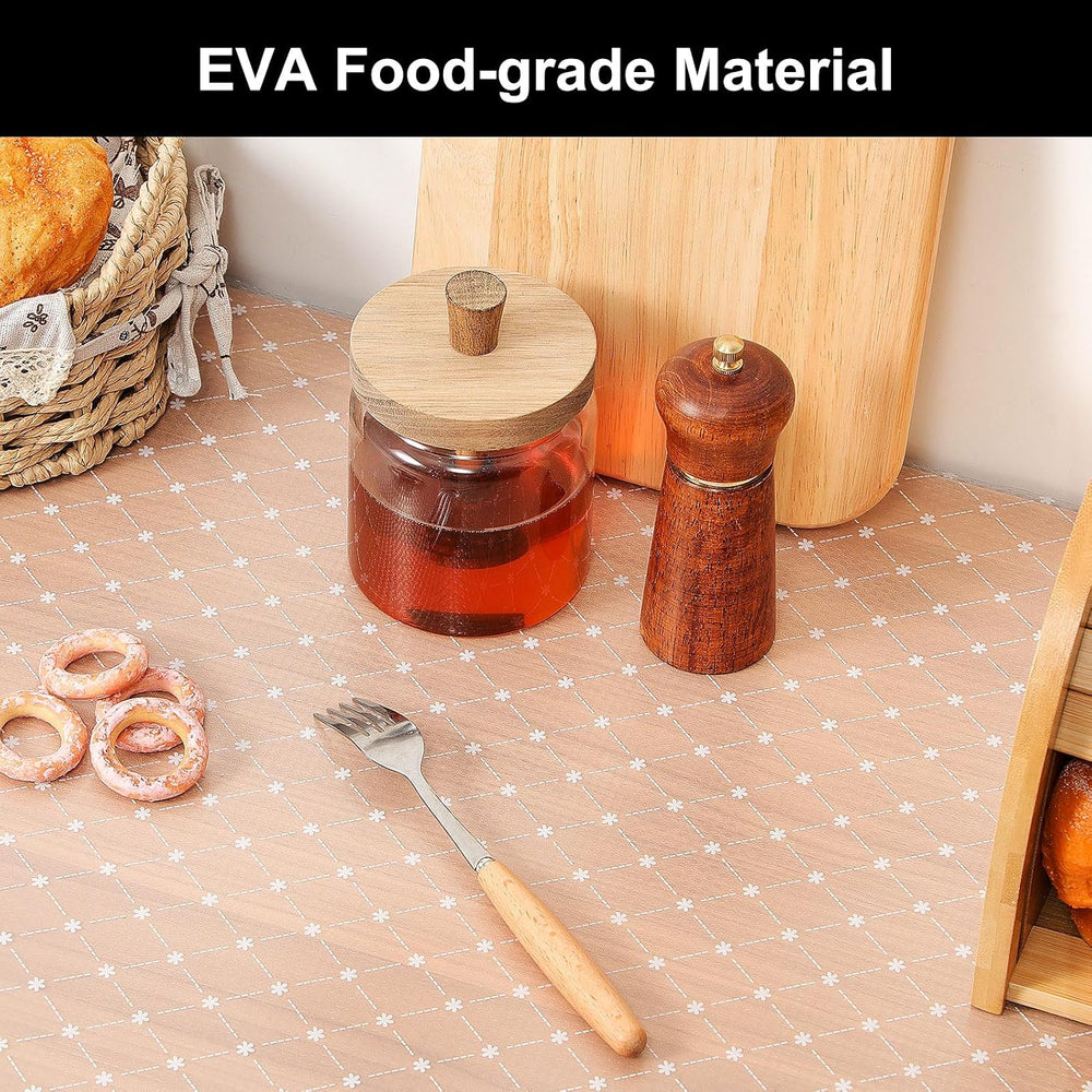 Cooyes Shelf Liner Non-Adhesive EVA Cabinet & Drawer Liner 11.8" x 3...