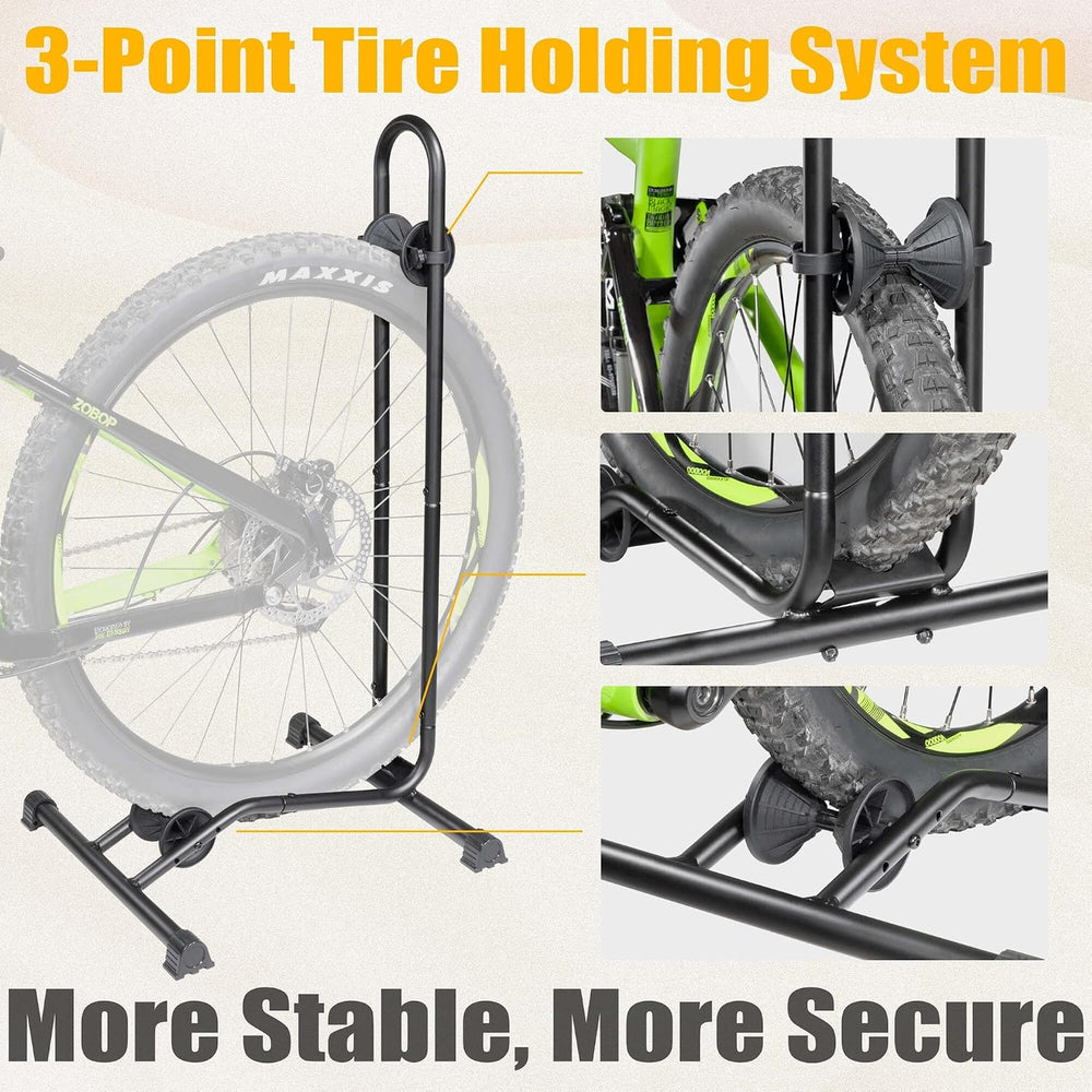 BikeHand Bike Floor Stand Parking Rack Stand - for 24"-29" Mountain...