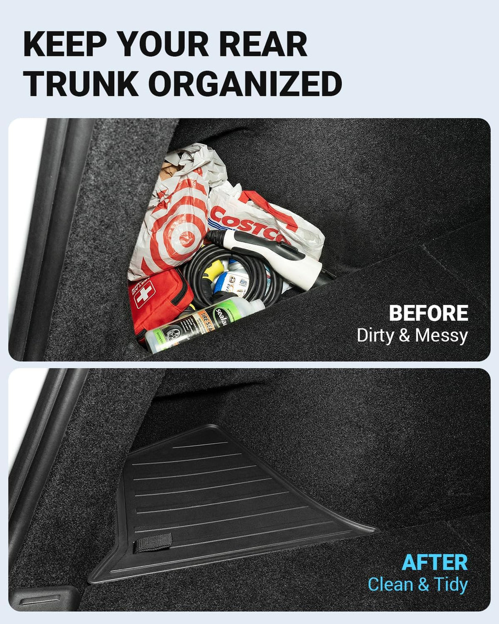 Motrobe 2025 2026 Tesla Model Y Juniper Trunk Organizer Trunk Storage Bins