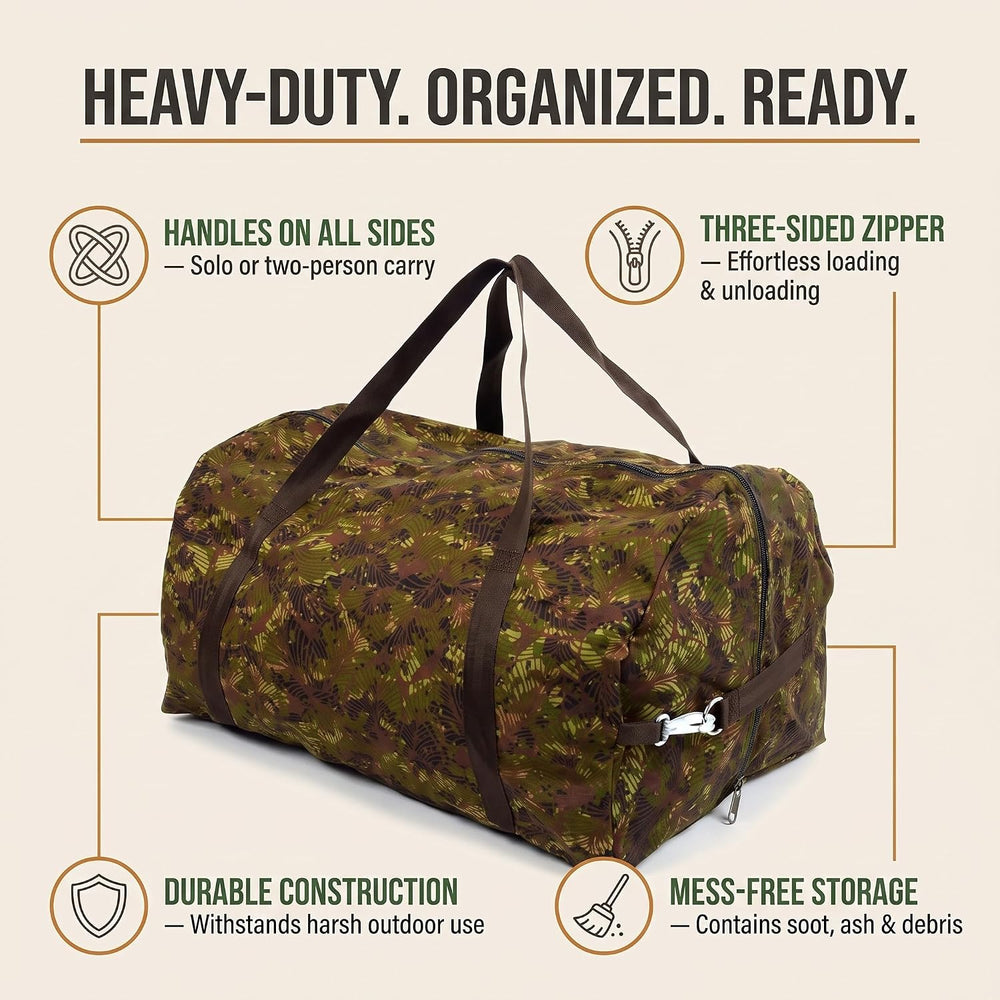 Tent Stove Bag 28″ x 18″ | Heavy Duty Davis Tent Stove Bag | Hunt & Camp