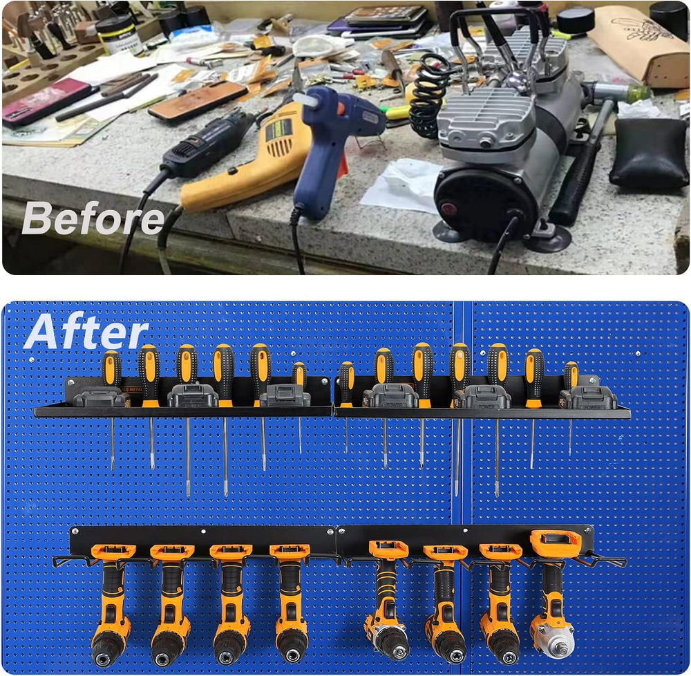 UU-Major Power Tool Organizer with Charging Station,Drill Holder Wall Mount,G...