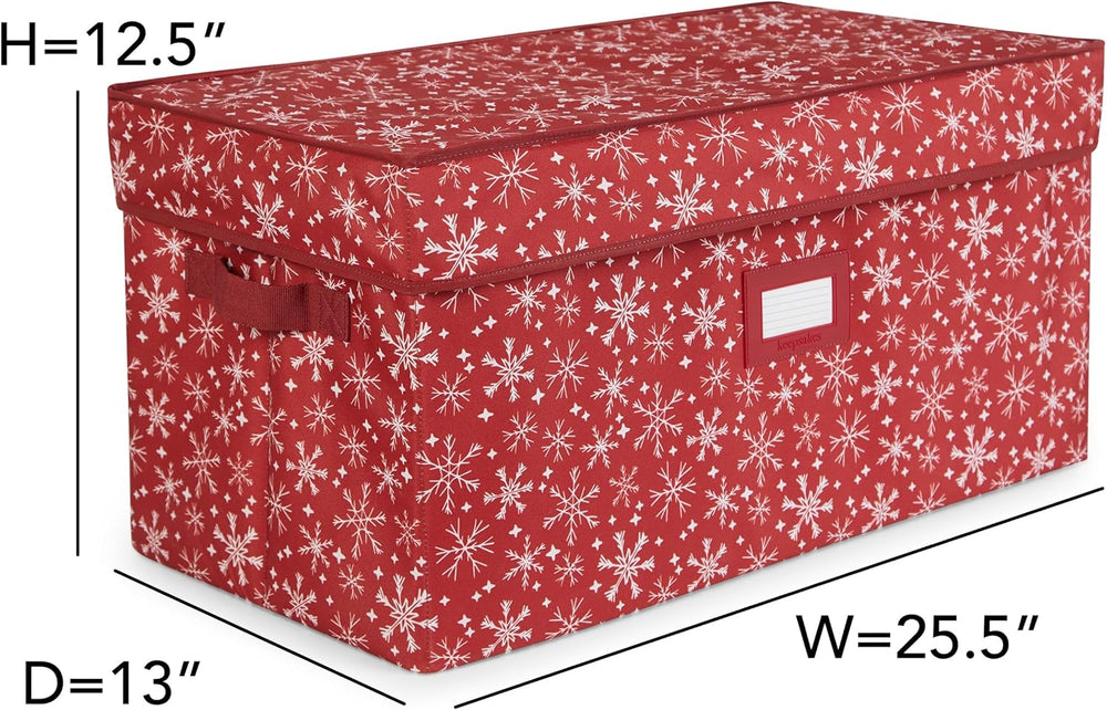 Covermates Adjustable Ornament Storage Box, 25.5" W x 13" D x 12.5&...