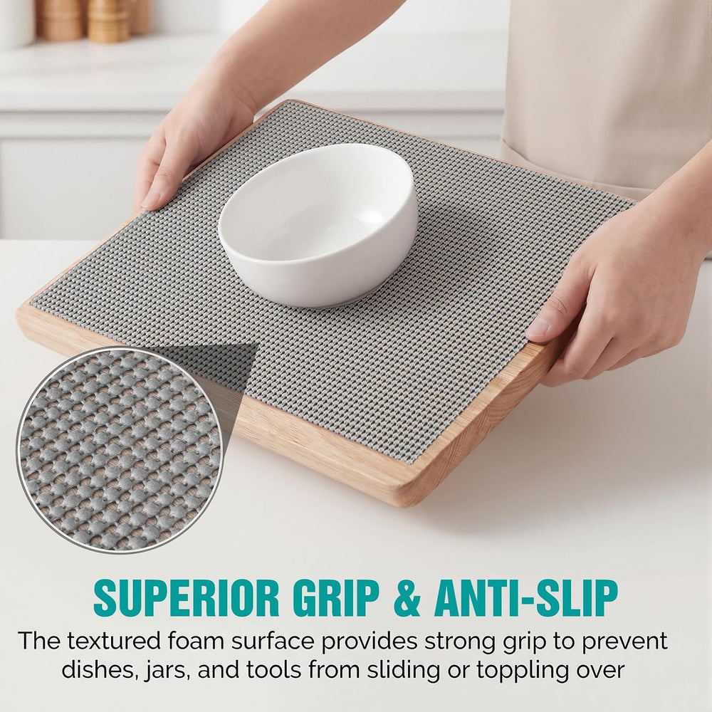 Drawer and Shelf Liner, Non-Adhesive Cabinet Liners for Kitchen Cupboard, Bat...