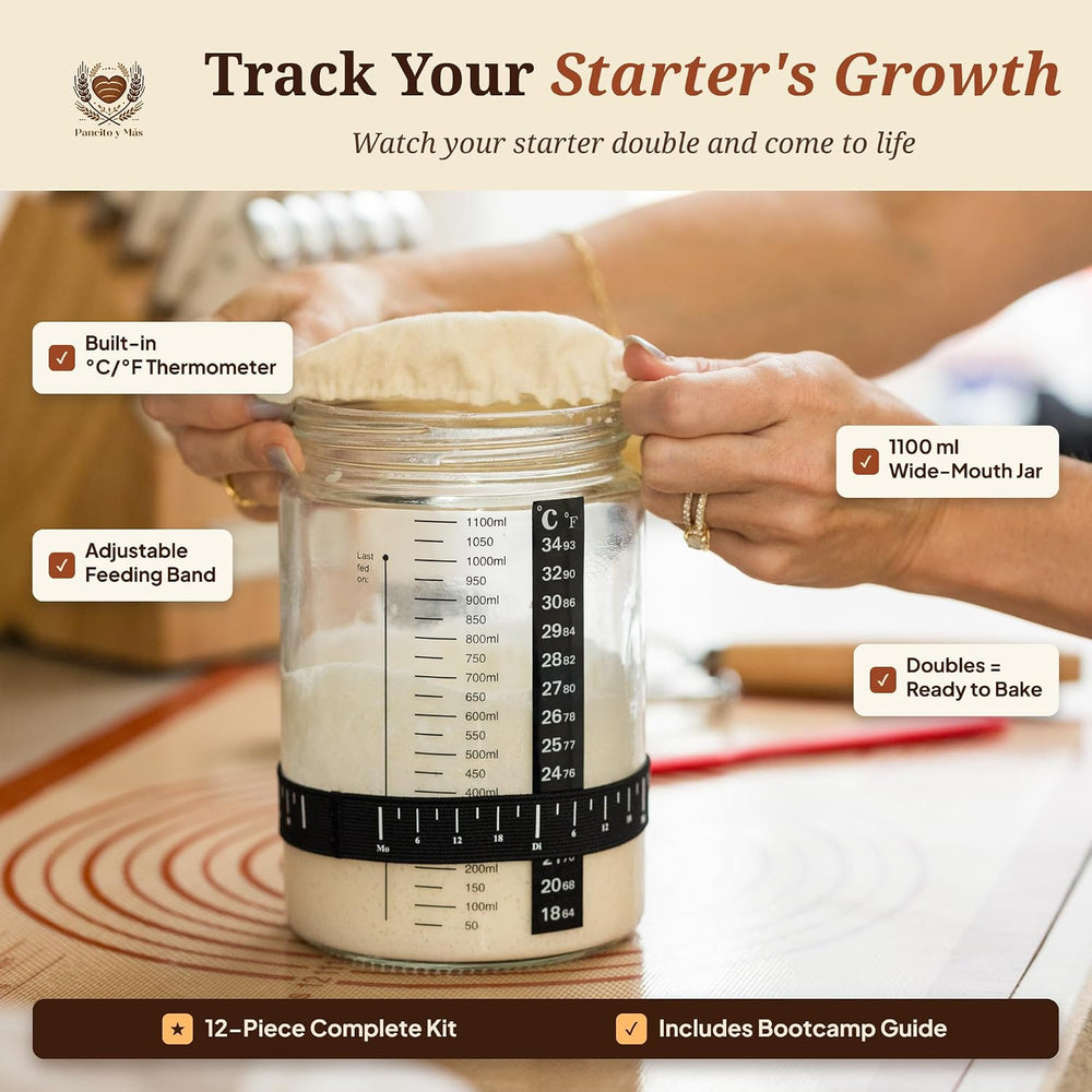 Sourdough Starter Kit for Beginners with Digital Scale