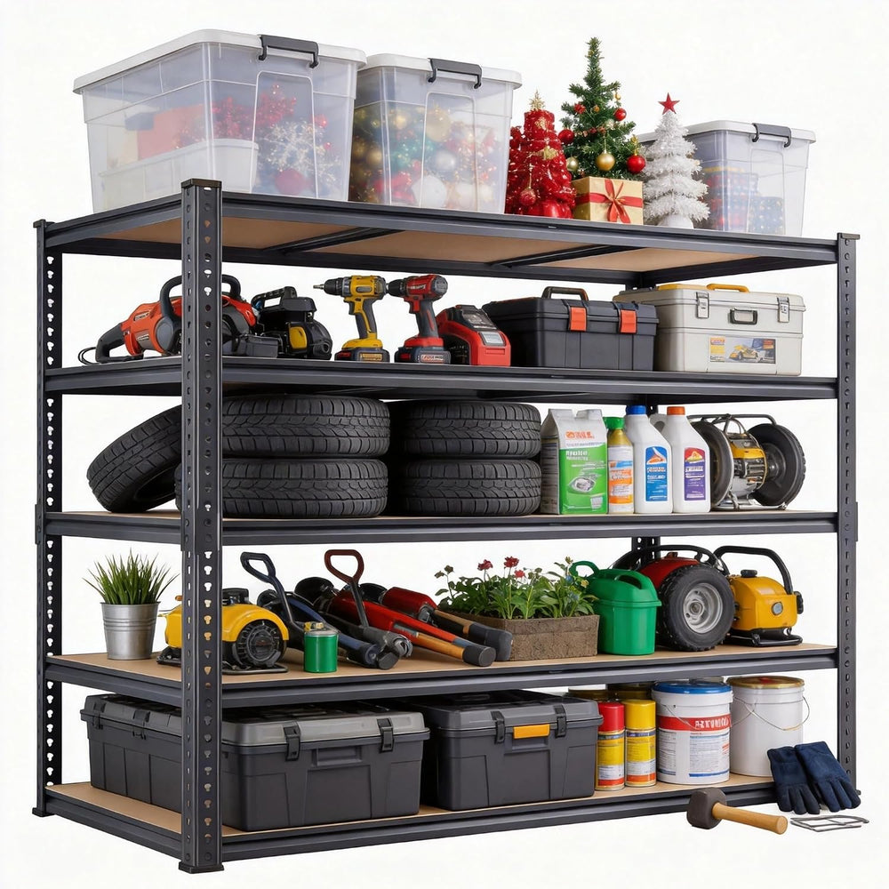 72" H ×46" W × 20" D Extra Wide Garage Shelving 3000 LBS Heavy...