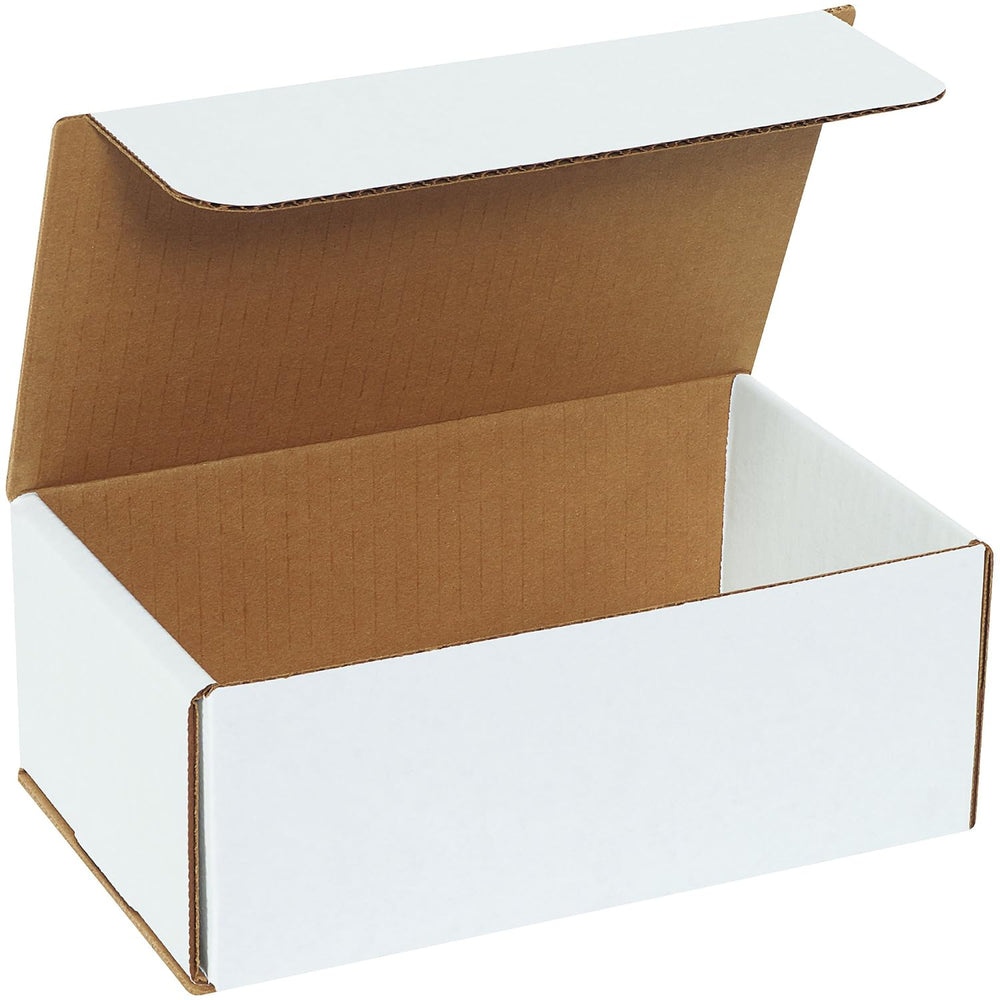Boxes Fast BFM853 Corrugated Cardboard Mailers, 8 x 5 x 3 Inches, Tuck Top On...