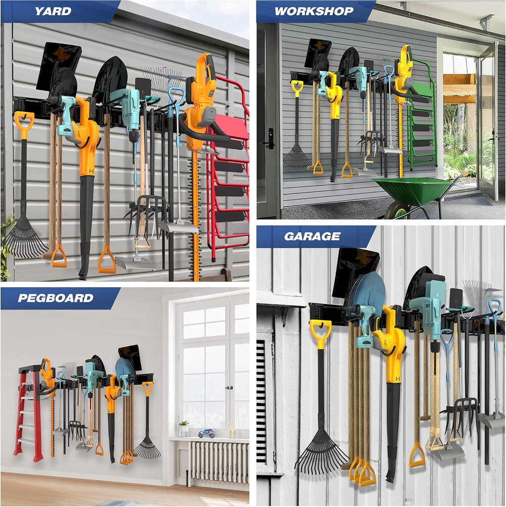 Garage Tool Storage Rack, Heavy Duty Garage Storage Organizer Rack System Wal...