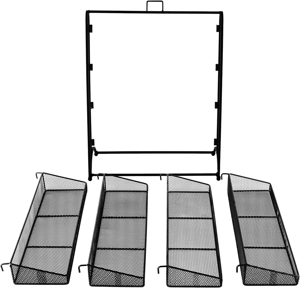 4 Tiers Retail Candy Display Rack, Counter Groceries Display Shelf Snack Stan...