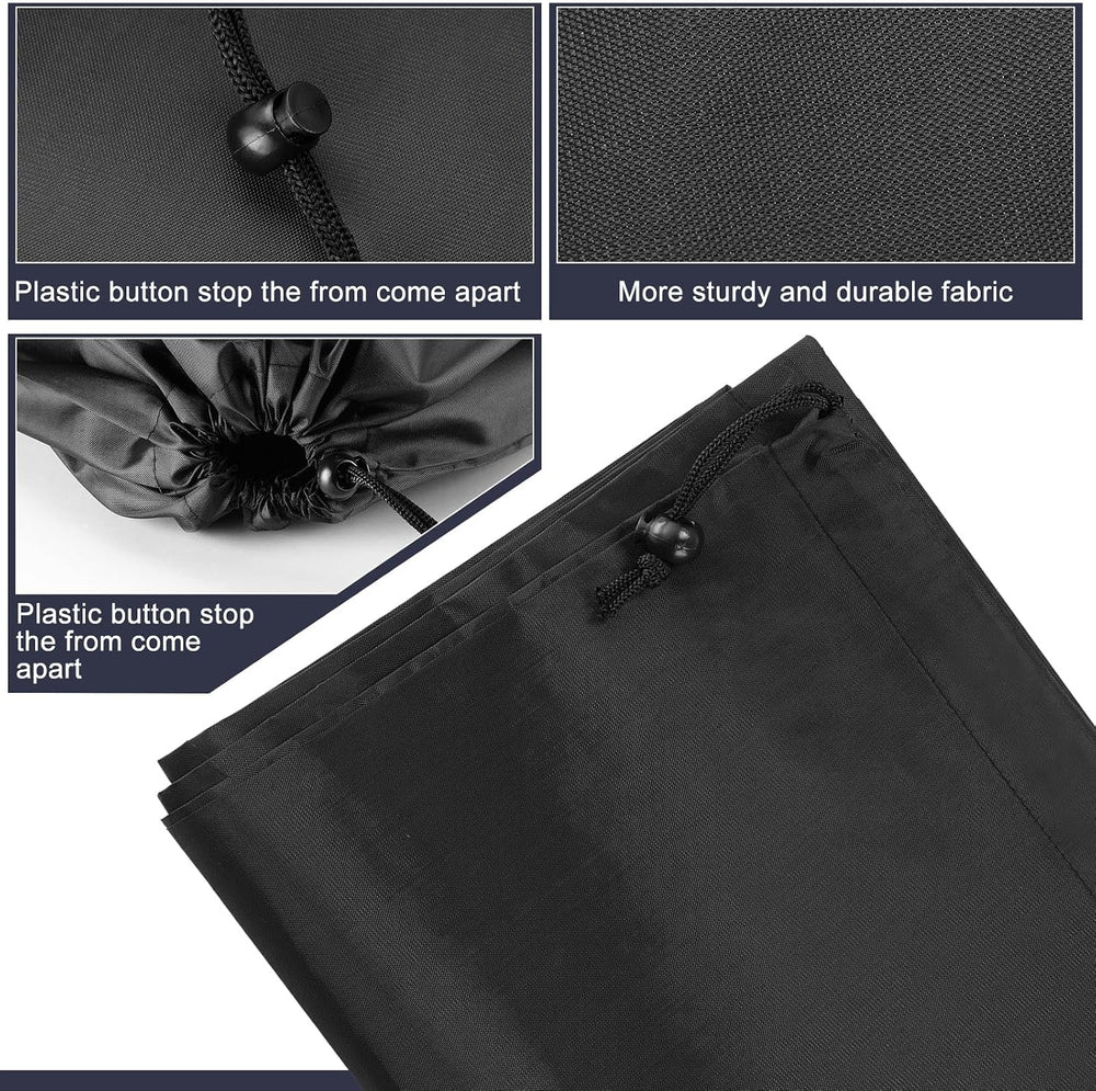 Sanwuta 80 Pcs Large Laundry Bags Bulk,Black