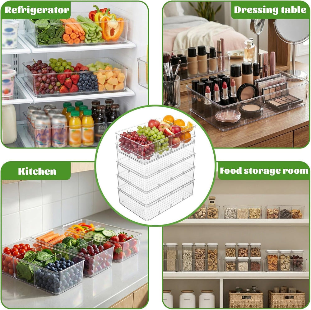 16 Pcs Snack Pantry Organizer Storage for Shelf,Large,Divider