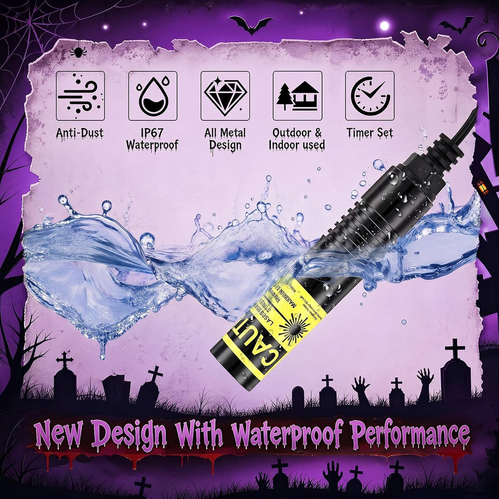 1 Pack Purple Laser Halloween Module Generator with Timer