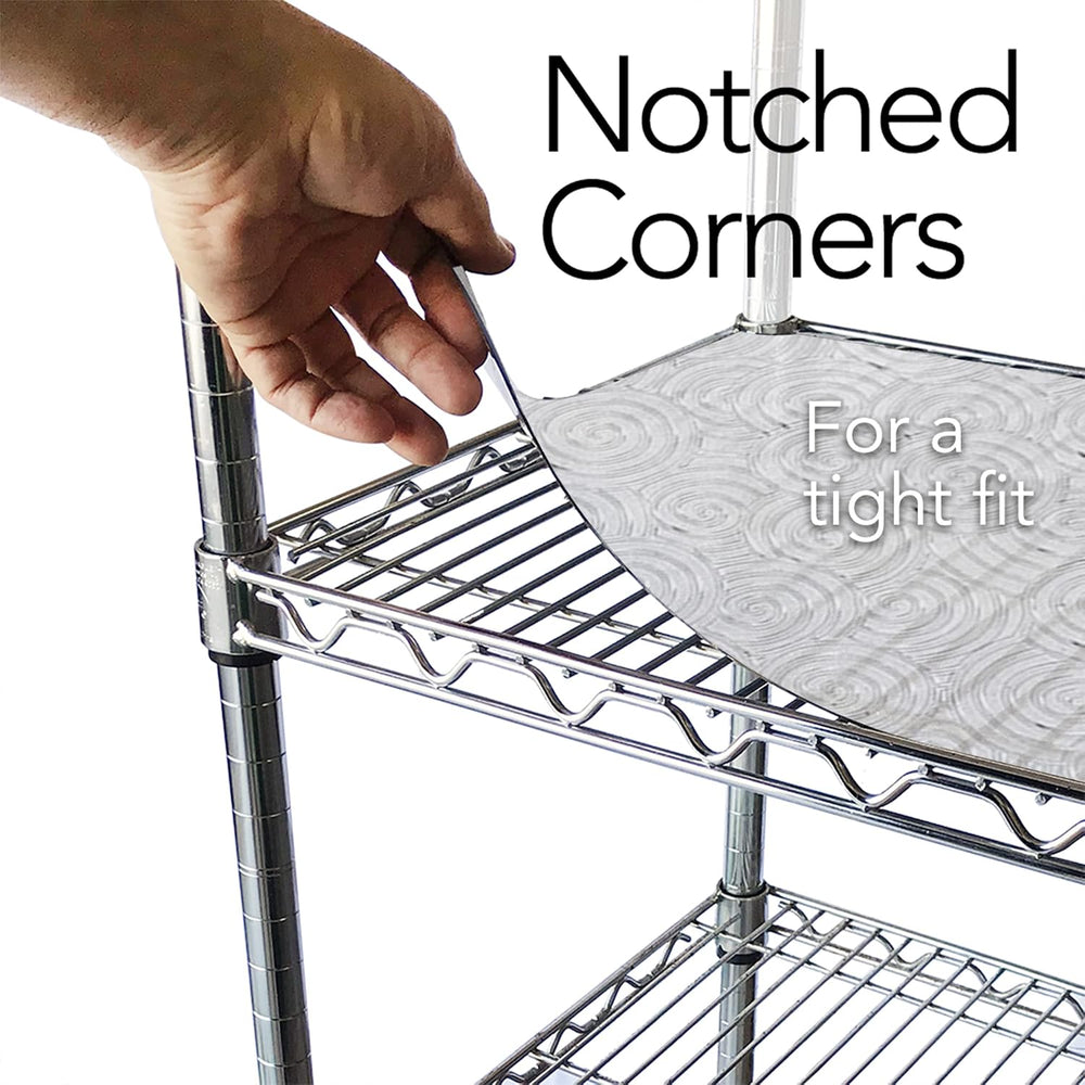 RESILIA Shelf Liner Set for Wire Shelving Units – 5 Pack, 18 Inches x 36 Inch...