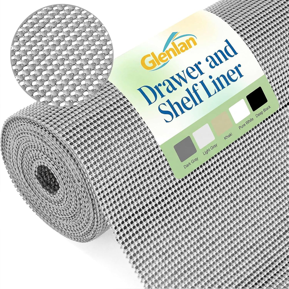 Drawer and Shelf Liner, Non-Adhesive Cabinet Liners for Kitchen Cupboard, Bat...