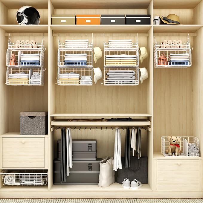 HapiRm Hanging Closet Organizer Storage