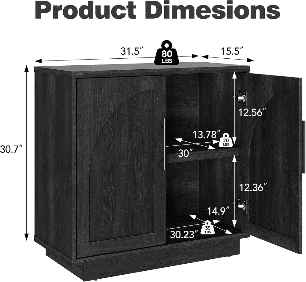 Fatmok Modular Entertainment Center & Buffet Cabinet, Extra Long Sideboar...
