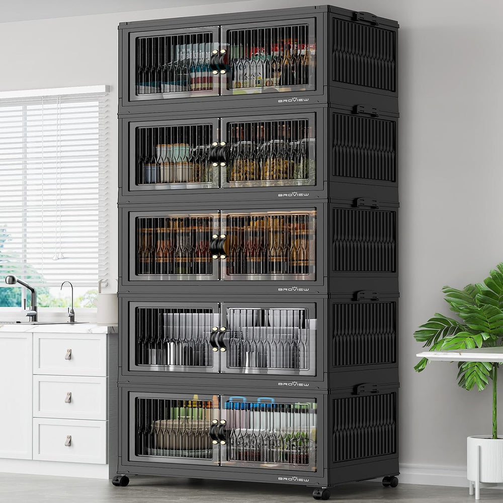 BROVIEW 600Qt Stackable Storage Bins